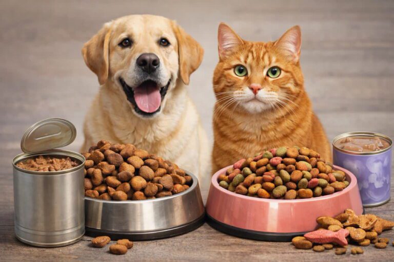 Чим відрізняється сухий корм для собак та кішок